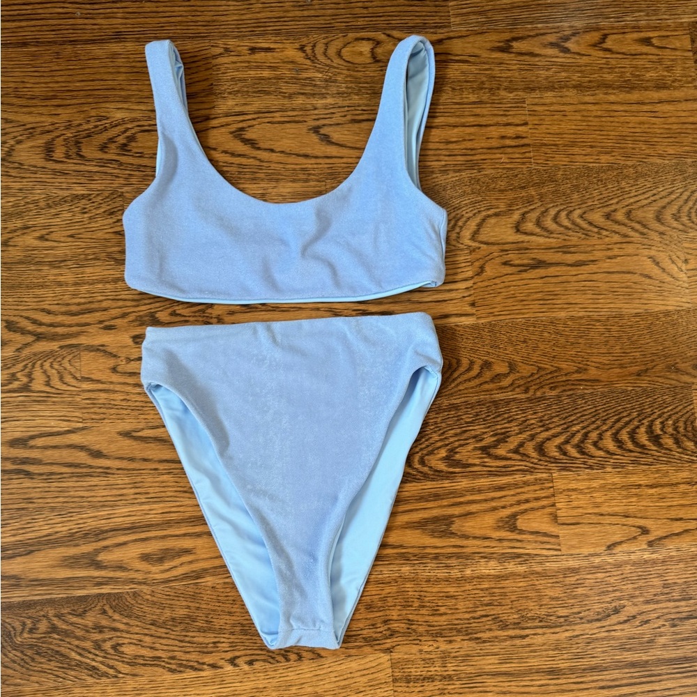 Jade Sky Blue Women's Bra Set